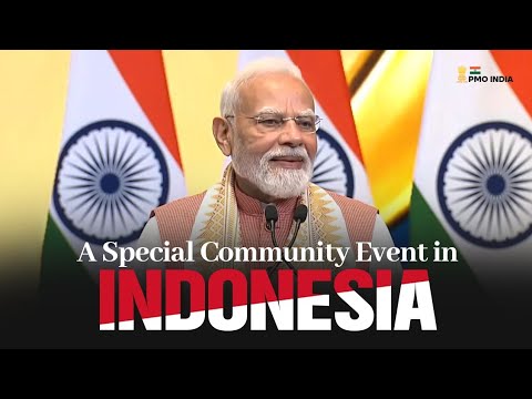 PM’s address at the Community Event in Indonesia