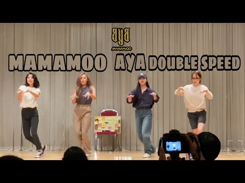 MAMAMOO "AYA" DOUBLE SPEED at offline fansign event.