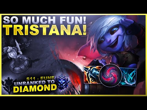 TRISTANA IS SO MUCH FUN! - Unranked to Diamond: EUNE Edition | League of Legends