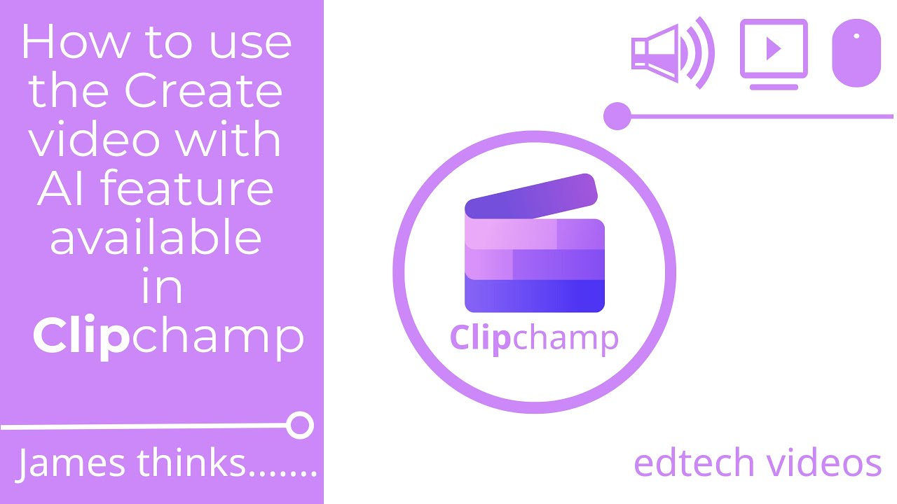 How to use the Create video with AI feature available in Clipchamp