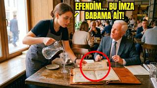"Efendim, Bu Babamın İmzası!", Dedi Garson… Milyoner Ona Şok İçinde Baktı!