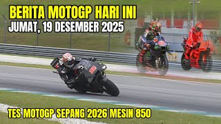 Download lagu BERITA MOTOGP HARI INI‼️MOTOGP HARI INI JUMAT 19 DESEMBER 2025, TES MOTOGP SEPANG MESIN 850cc mp3