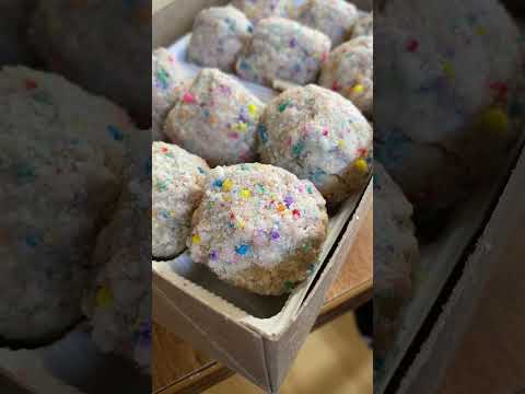 We tried Birthday Cake Truffles from Milk Bar