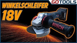 18V Bosch Akku Winkelschleifer - GWS 18V-10 SC & PSC mit PROCORE 8,0AH