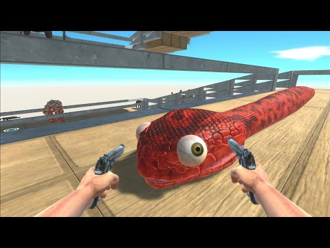 FPS Avatar with all guns to fight fool units - Animal Revolt Battle Simulator