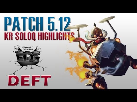 EDG Deft - Corki Bot Lane - KR SoloQ Highlights
