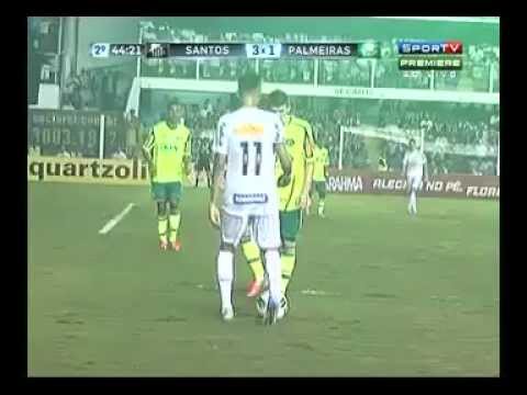 Neymar New Dribbling Skill  (Santos 3 -1 Palmeiras)