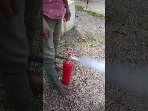 Fire extinguisher floor stand