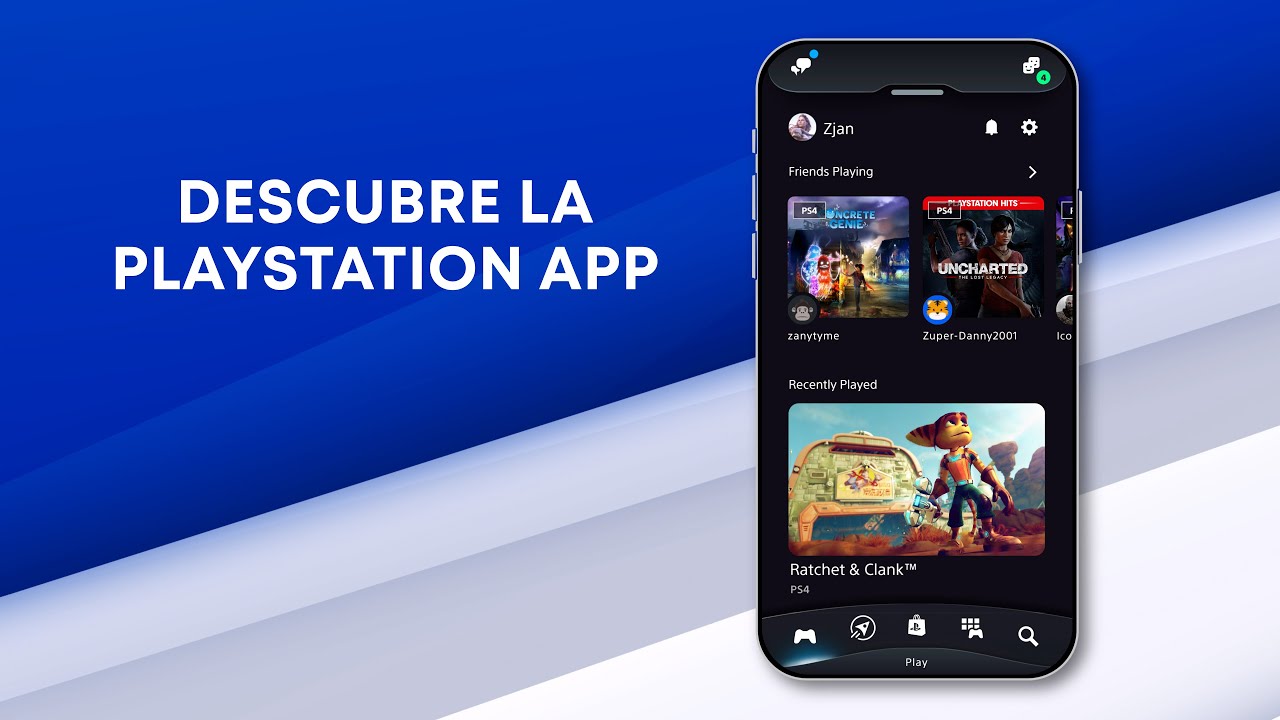 Presentamos la nueva PlayStation App, rediseñada para mejorar tus experiencias de gaming en PS4 y PS5