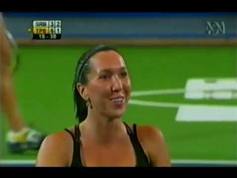 Jelena Jankovic/Novak Djokovic vs Hsieh Su-wei/Lu Yen-hsun 2008 Hopman Cup Highlights