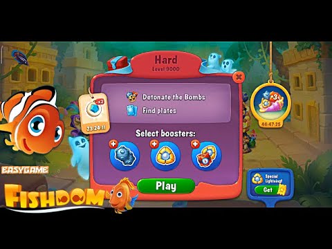 fishdom HARD level 9000
