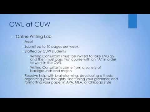 CUW Learning Resource Center for Online and Center-Based Students