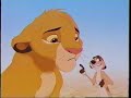 The Lion King 1994 Simba Meets Timon And Pumbaa Scene VHS Capture
