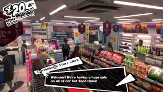 Persona 5 - 4/20 After School: Apply & Work a Part Time Job Tutorial (Work Calender, 777 Register)