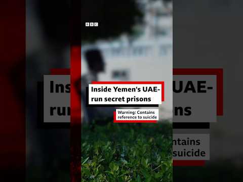 Inside Yemen's UAE-run secret prisons. #Yemen #UAE #SaudiArabia #Prisons #BBCNews