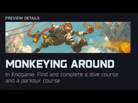 Black Ops 7 Endgame Dark Ops "Monkeying Around" (Almost found! 3 parkours 1 dive)