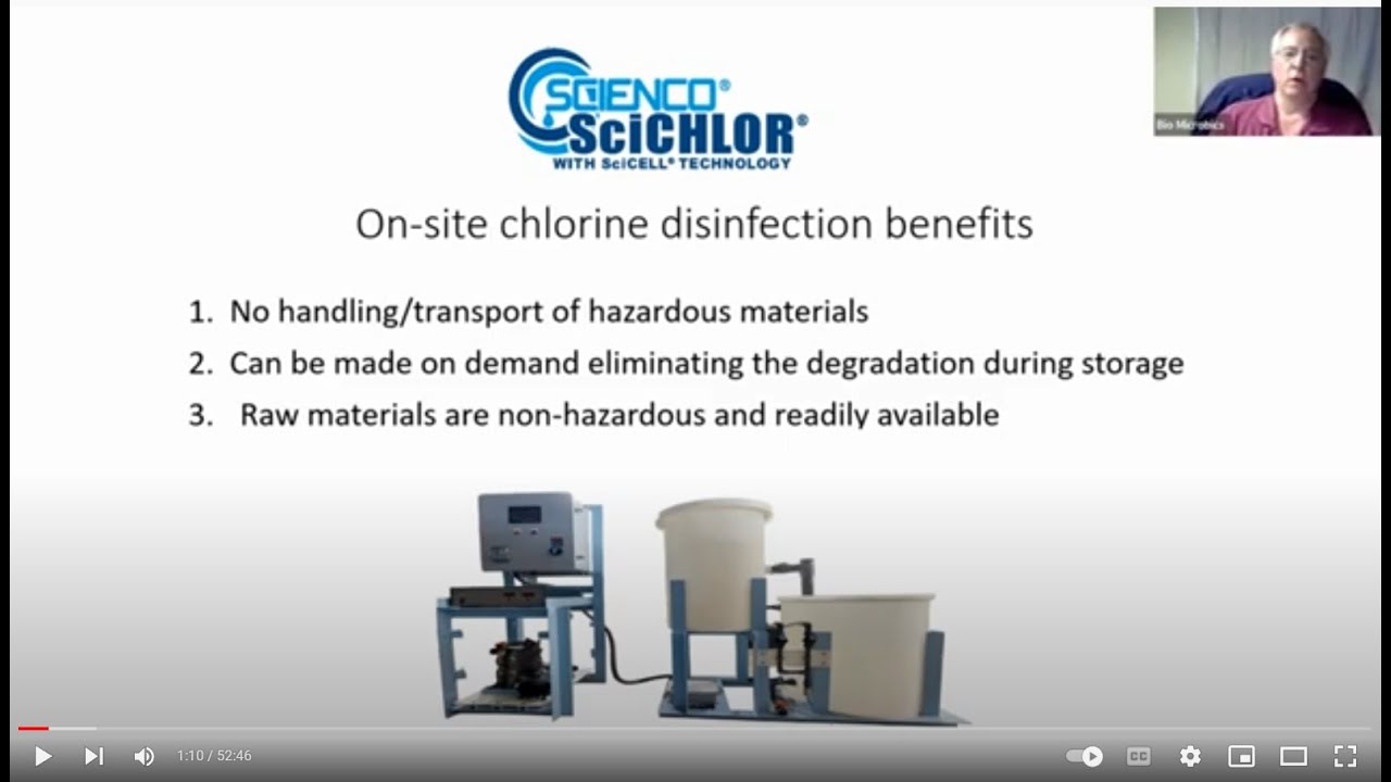 BioMicrobics October 2022 Webinar: SciencoFAST SciCHLOR: Sodium Hypochlorite Generator