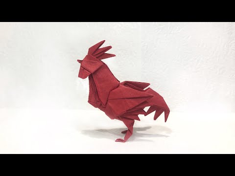ROOSTER - ORIGAMI TUTORIAL