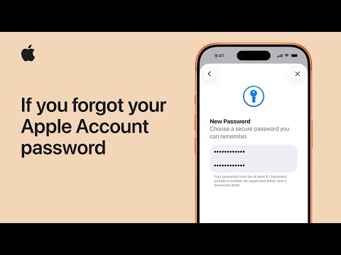 What to do if you forgot your Apple Account password | Apple Support