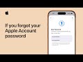 What To Do If You Forgot Your Apple Account Password Apple Support