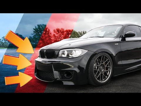 TRANSFORMED my BMW 135i with a 1M Bumper!