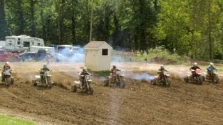 preview picture of video '2013 Amherst Meadowlarks Motorcycle Club MX Racing 3 Wheeler Moto 1 September  22'
