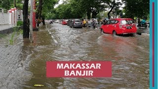 Download lagu Semalaman Diguyur Hujan, Sejumlah Titik di Makassar Tergenang Air mp3