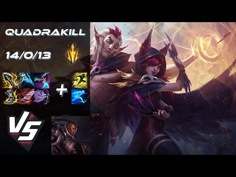BOTTOM Xayah vs Lucian [QUADRAKILL] - EU Grandmaster Patch 25.S2.5