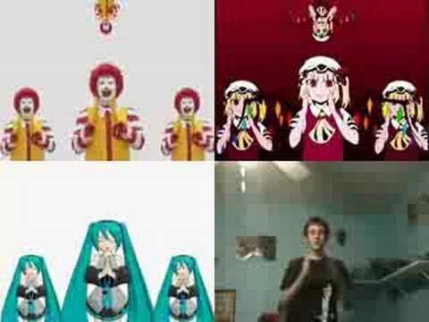 M.C.ドナルドはダンスに夢中(ry - 4種比較) / McRoll'd (4 panels comparison)