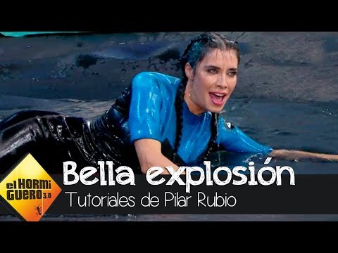 Pilar Rubio dentro de un globo de agua para mostrar la explosión más bella - El Hormiguero 3.0