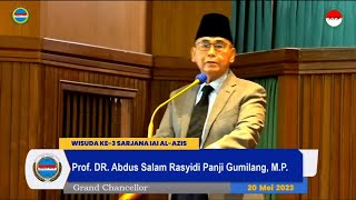 Download lagu SCIENTIFIC ORATION BY PROF. DR. AS PANJI GUMILANG, M.P. - 3RD GRADUATION CEREMONY OF THE IAI ALAZ... mp3