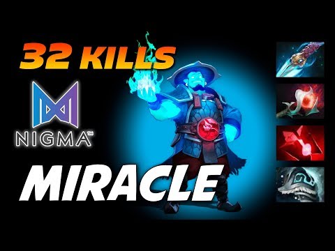 Miracle Storm Spirit 32 Kills OWNAGE - Dota 2 Pro Gameplay