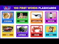 First 100 Words For Children English Vocabulary Learning