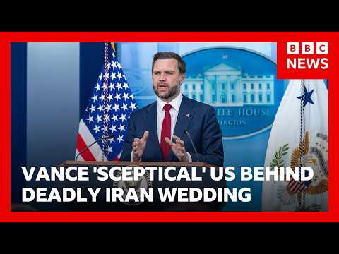 JD Vance 'sceptical' that US was behind deadly Iran wedding strike | BBC News