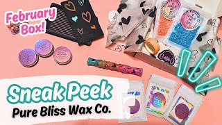 February (Limited!) Diamond Painting Box Preview - "Neon Love Notes" by Pure Bliss Wax Co