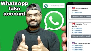 whatsapp fake id kaise banaye || whatsapp fake account kaise banate hain || New apps android ios