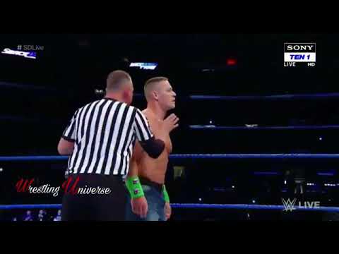 Aj Styles Vs John Cena - Wwe Smackdown Highlights 27th February 2018