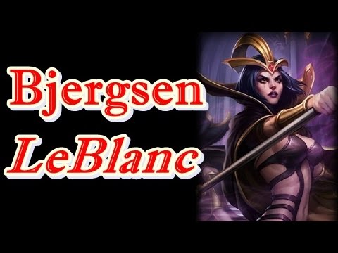 LOL Pro - Bjergsen LeBlanc vs Zed {with Wildturtle} - Korea SoloQ