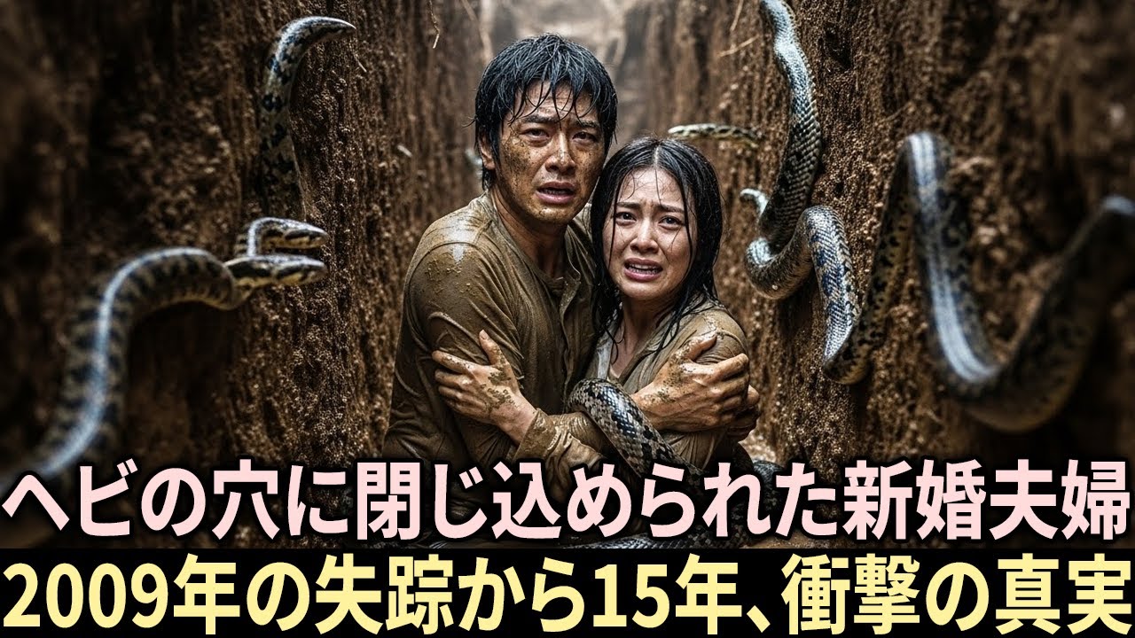 2009年、ちばで新婚夫婦が失踪――15年後、ヘビの巣穴で発見された衝撃の真実。未解決事件の物語 | 失踪事件の物語