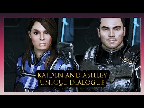 Ashley and Kaiden Return to Eden Prime(Remembering Jenkins) (All Unique Dialogue) - ME3