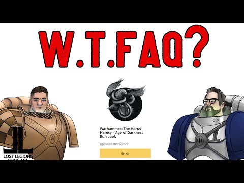 Horus Heresy FAQ Chat!