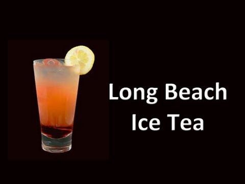 Long Beach Ice Tea  Cocktail Drink Recipe