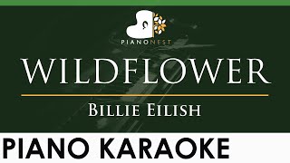 Download lagu Billie Eilish - WILDFLOWER - LOWER Key (Piano Karaoke Instrumental) mp3