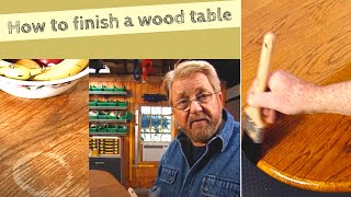 Refinish a Wood Dining Table