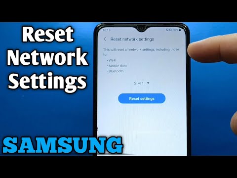 How to reset network settings on Samsung Galaxy A02