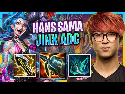 HANS SAMA CRAZY GAME WITH JINX! | G2 Hans Sama Plays Jinx ADC vs Aphelios!  Season 2023