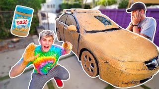 I COVERED MY FRIENDS CAR IN PEANUT BUTTER (SAVAGE PRANK)