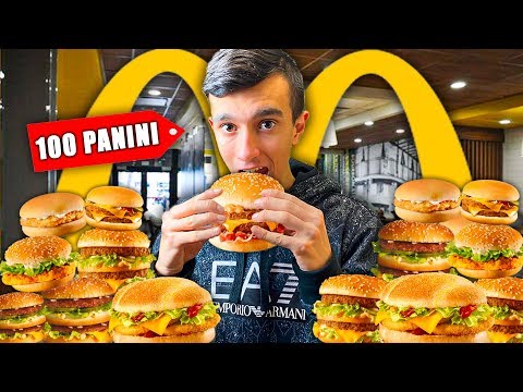 PAPÀ COMPRO 100 HAMBURGER da McDONALD'S PER SBAGLIO! LEGGENDARIO!