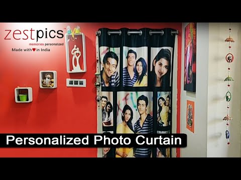 Personalized Photo Printed Curtains