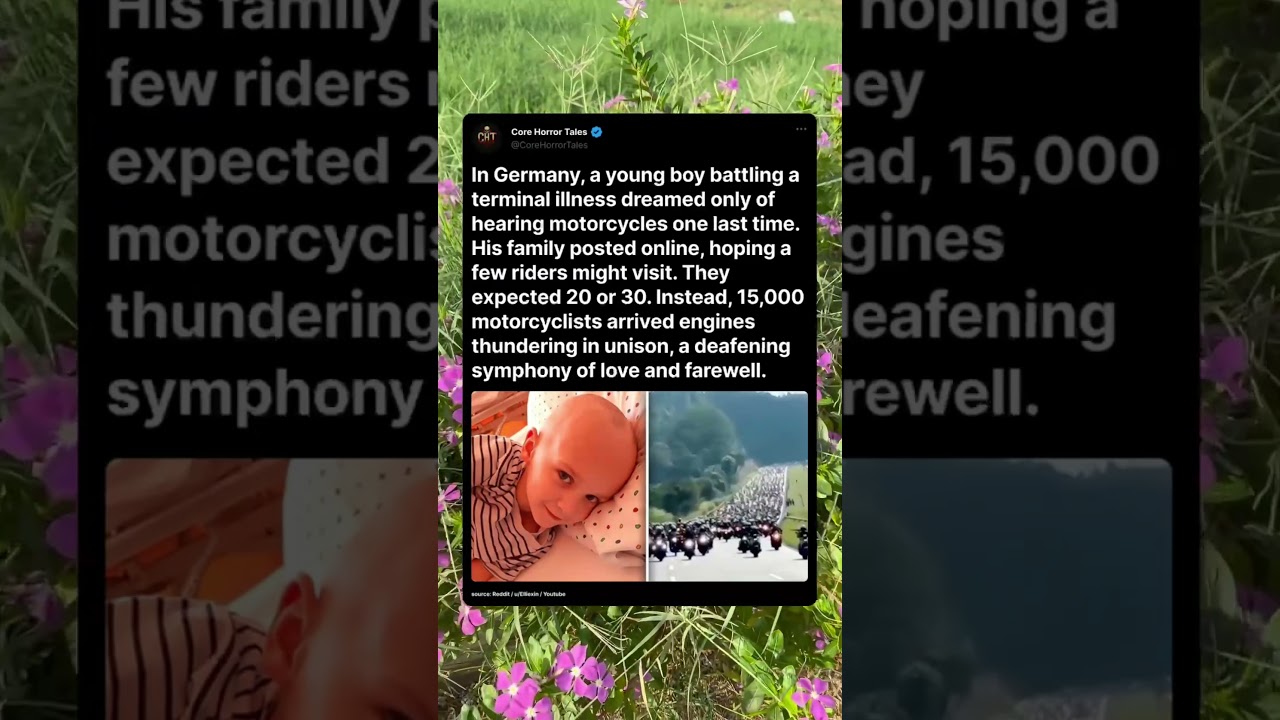 The Motorcyclists Who Visited a Kid